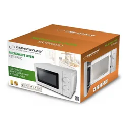 Kuchenka mikrofalowa ESPERANZA Estofado EKO011W 700W średnica 24.5 cm pojemność 20L Biały