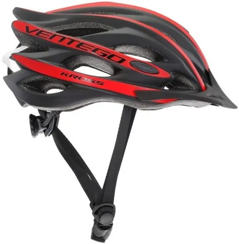Kask rowerowy KROSS Ventego Czerwony Szosowy (rozmiar M)