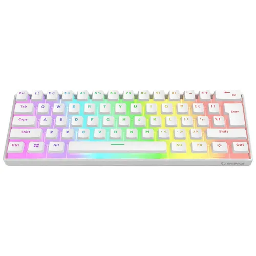 Klawiatura mechaniczna Rampage Radiant K11 Outemu Blue Switch Biały