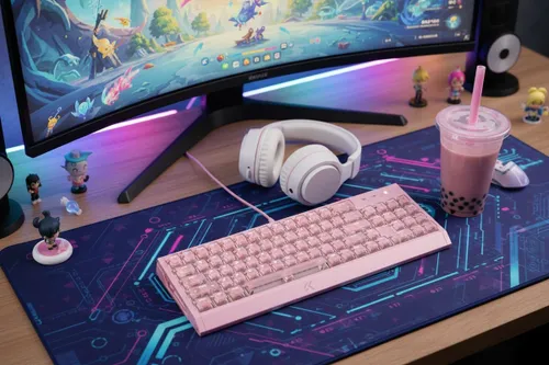 Klawiatura MCHOSE Ace 68 GT Crystal Pink