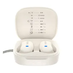 Słuchawki bezprzewodowe Belkin SoundForm Anywhere Douszne Bluetooth 5.4 Piaskowy