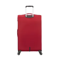 Poszerzana walizka duża American Tourister Crosstrack - red/grey