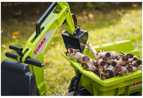 Traktor Na Pedały Dla Dzieci 3-6 Lat Do 50Kg Falk Claas Przyczepa Łyżka Spychacz