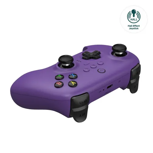 Pad 8BitDo Ultimate 2.4G Wireless Hall Effect do PC, Android, iOS Bezprzewodowy Fioletowy