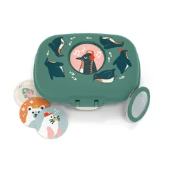 Lunchbox śniadaniówka Monbento MB Gram - green penguin