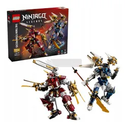 LEGO Ninjago 71870 Bliźniacze tytanowe mechy, zestaw klocków 12+