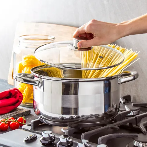 Garnek ze stali nierdzewnej z pokrywką TADAR LUZON 5 l