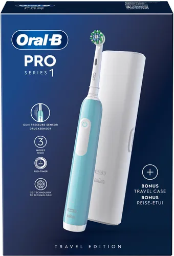 Szczoteczka rotacyjna ORAL-B Pro 1 Niebieski + Etui