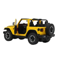 Zdalnie sterowany samochód COIL auto RC pilot duży JEEP Wrangler RS skala 1:14 żółty