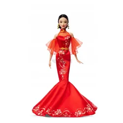LALKA BARBIE SIGNATURE I Lunar New Year lalka w sukience Qipao JBJ11