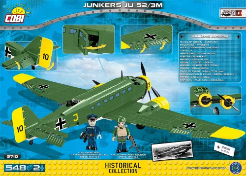 Klocki Cobi Historical Collection WWII Junkers JU 52/3M