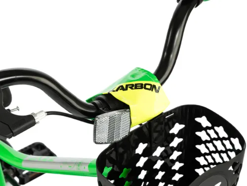 Rower dziecięcy KARBON Jazz 18 cali dla chłopca Zielony