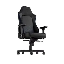 Fotel Noblechairs HERO Black Blue Gamingowy do 150kg Skóra ECO Czarno-niebieski