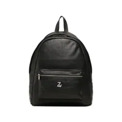 Zadig &amp; Voltaire ZV Intiale Jordan grained Lea Lmba00003 Rucsac Noir