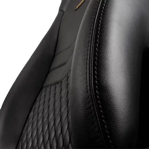 Fotel Noblechairs ICON Gamingowy do 150kg Skóra naturalna Czarny