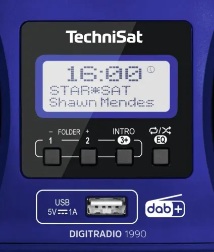 Radioodtwarzacz TechniSat DigitRadio 1990 Bluetooth Niebieski