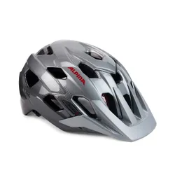 Kask rowerowy Alpina Anzana darksilver/black/red gloss