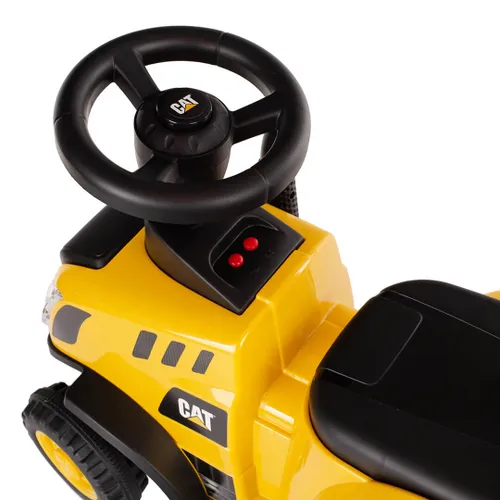 Jeździk Traktor z przyczepką Caterpillar CAT jeździdełko dla dziecka pojazd 12M+