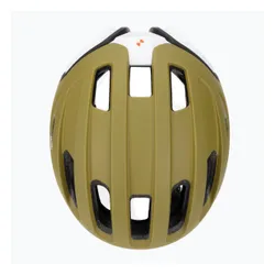 Kask rowerowy POC Amidal olivine green matt/thulite pink matt