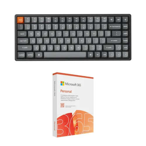 Klawiatura KEYCHRON K2 Max QMK Wireless Hot-Swap Super Banana Switch + Program MICROSOFT 365 Personal