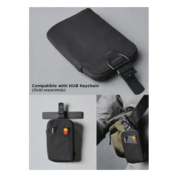 Portfel unisex Alpaka Zip Card Pouch - black