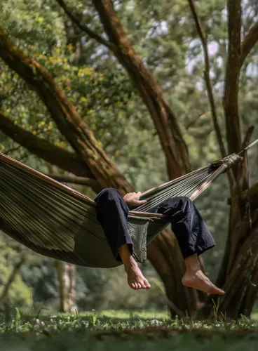 Hamak turystyczny Ticket To The Moon King Size Hammock - army green/brown