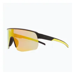 Okulary przeciwsłoneczne Red Bull SPECT Dakota black/brown with pink yellow mirror