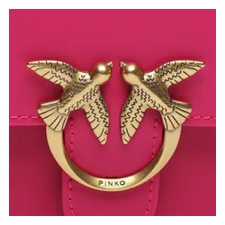 Pinko dragoste Bell Mini AI sac 23-24 PLTT 100048 A14p Roz Pinko N17Q