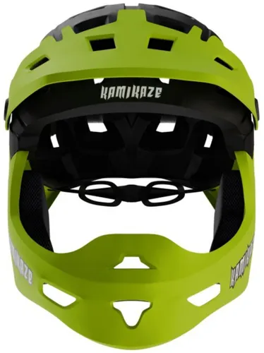 Kask KAMIKAZE Ronin Zielony Full Face (rozmiar M)