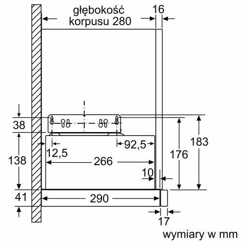 Okap Bosch DFM064W55 Srebrny