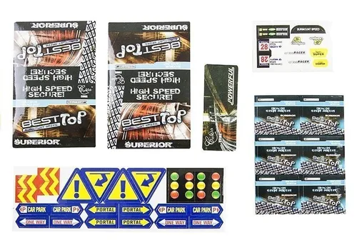 Tor Samochodowy + Auto Kolejka Pociąg 632 Cm 110 Elementów