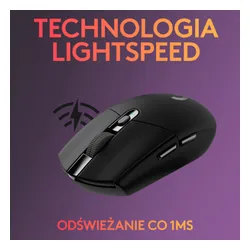 Myszka gamingowa Logitech G305 - czarny