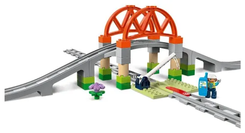 LEGO Duplo Town 10426 Most i tory kolejowe - zestaw rozszerzający