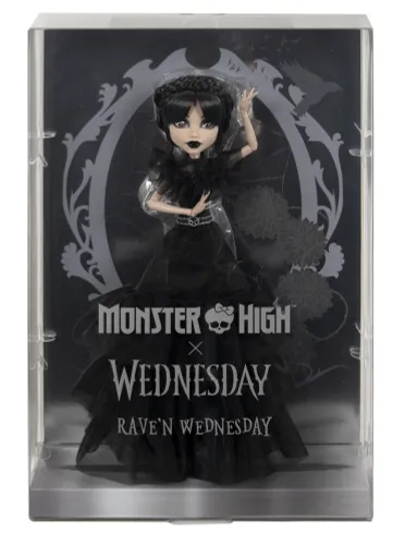 Lalka MONSTER HIGH X Wednesday Rave HXJ03