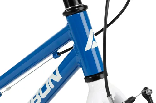 Rower dziecięcy KARBON Superlight 18 cali dla chłopca Niebieski