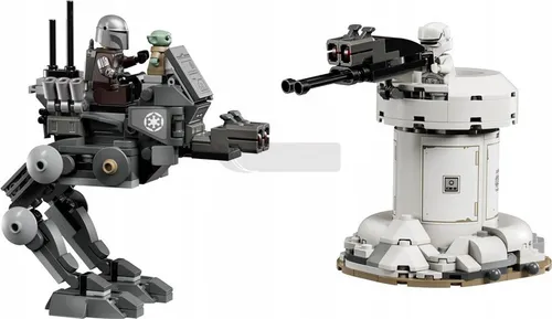 LEGO STAR WARS 75444 Mandalorian i Grogu Atak AT-RT, zestaw klocków +7