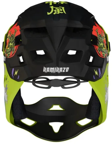 Kask KAMIKAZE Ronin Zielony Full Face (rozmiar L)
