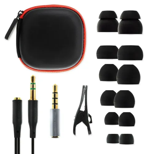 Słuchawki przewodowe SoundMAGIC E10C Dokanałowe Mikrofon Złoty