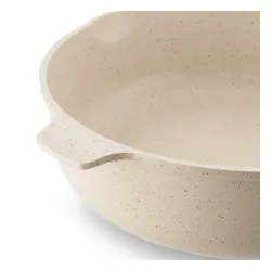 Patelnia indukcyjna głęboka z pokrywką Konighoffer Creamy Marble 28 x 8,5 cm