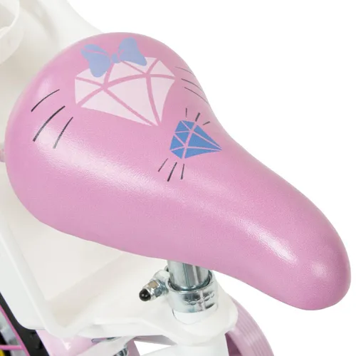 Rower dziecięcy HUFFY Disney Minnie 16 cali dla dziewczynki Biały
