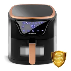 Frytkownica beztłuszczowa Air Fryer BERDSEN BD-652 5l Czarno-złoty