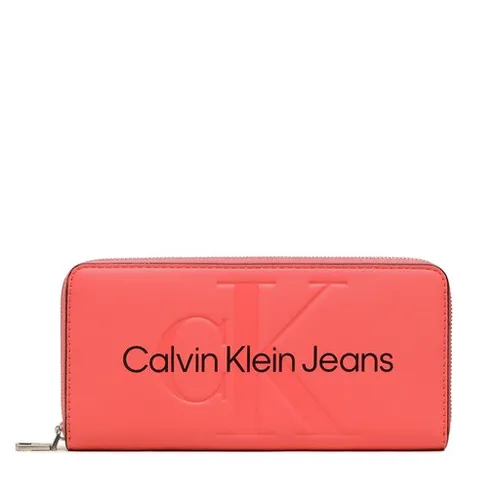 Большой женский кошелек Calvin Klein Jeans Sculpted Mono Zip Around Mono K60K607634 TCO