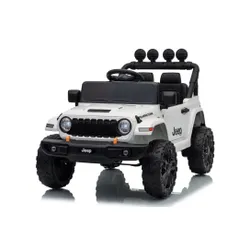 Auto Na Akumulator Jeep Rubicon 2X200W 24V Eva Skóra LED Pilot Radio MP3