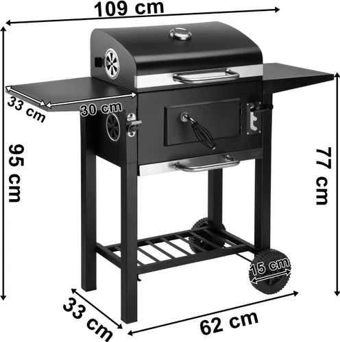 Grill węglowy GOCKOWIAK Carbon 109 x 33 cm