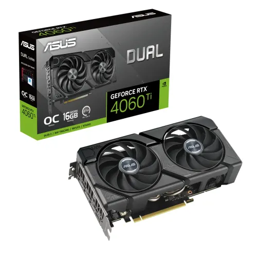 Karta graficzna ASUS Dual GeForce RTX 4060Ti EVO OC Edition 16GB GDDR6 128bit DLSS 3