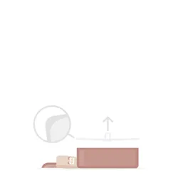 Lunchbox dziecięcy + sztućce Monbento MB Foodie - cinnamon / fox