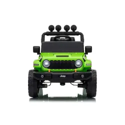 Auto Na Akumulator Jeep Rubicon 2X200W 24V Eva Skóra LED Pilot Radio MP3