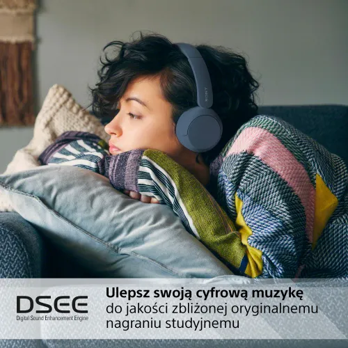 Słuchawki bezprzewodowe Sony WH-CH520 Nauszne Bluetooth 5.2 Niebieski