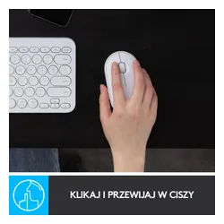 Myszka Logitech Pebble M350 Biały