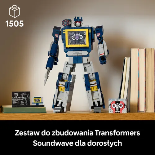LEGO 10358 ICONS Transformers: Soundwave